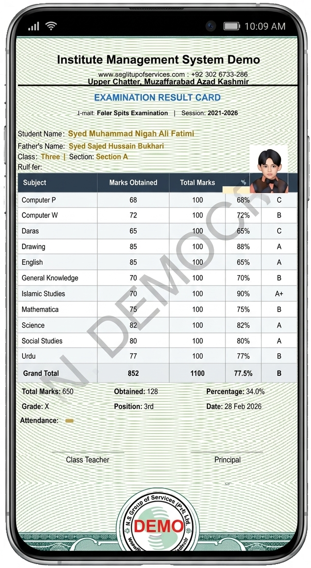 i-Pulse360 Result Card - Mobile View